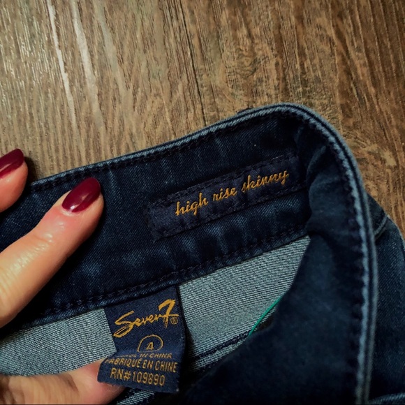 Seven for all Mankind High Rise skinny jeans, 4 - Picture 4 of 7